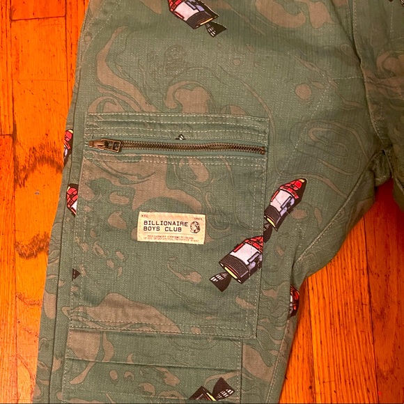 Billionaire Boys Club Green Camo Cargos sz34 - Picture 4 of 6